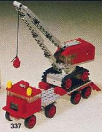 Truck with Crane and Caterpillar Track LEGO set (#337-2)