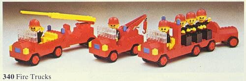Fire Trucks LEGO set (#340-2)