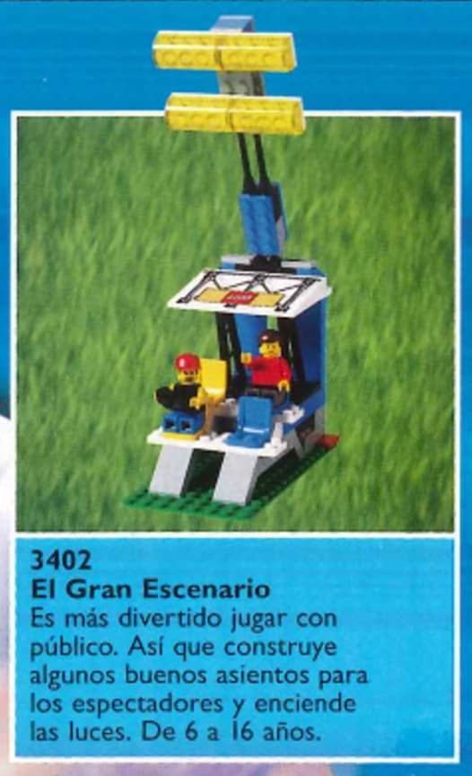 Grandstand with Lights LEGO set (#3402-1)