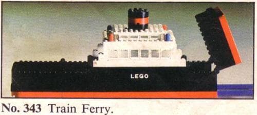 Train Ferry LEGO set (#343-1)