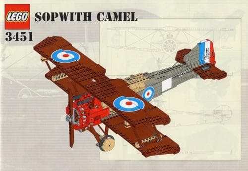 Sopwith Camel LEGO set (#3451-1)