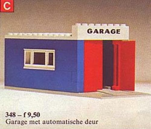 Garage with Automatic Doors LEGO set (#348-1)