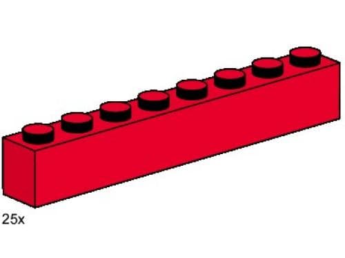 1 x 8 Red Bricks LEGO set (#3482-1)