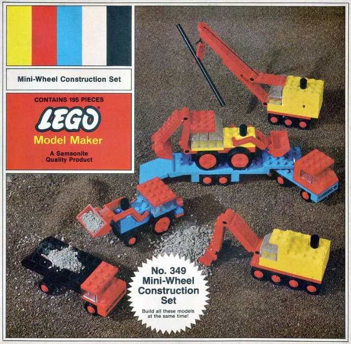 Mini-Wheel Construction Set LEGO set (#349-2)