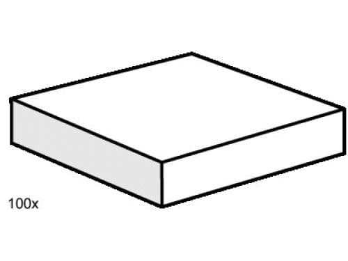 2 x 2 White Smooth Tiles LEGO set (#3493-1)