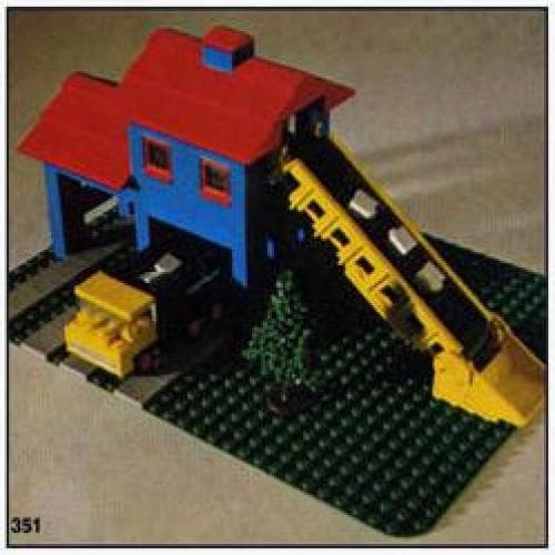 Loader Hopper with Truck LEGO set (#351-1)