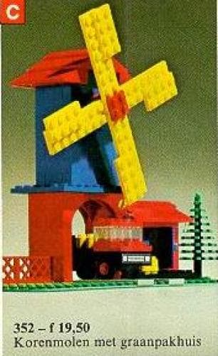 Windmill and Lorry LEGO set (#352-1)