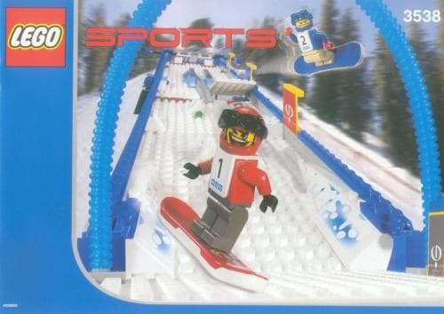Snowboard Boarder Cross Race LEGO set (#3538-1)