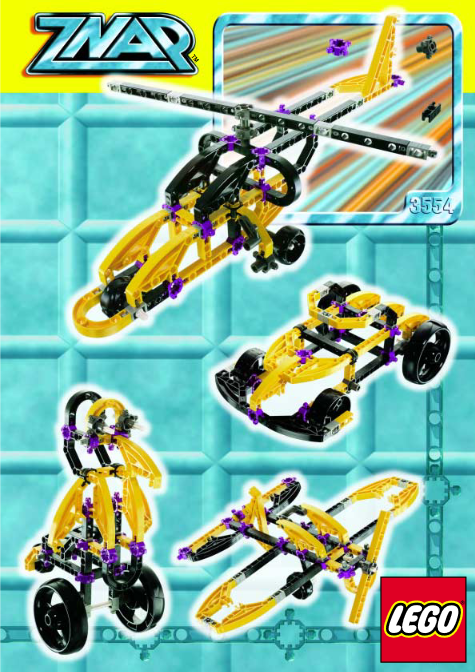 Helicopter LEGO set (#3554-1)