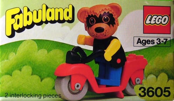 Ricky Racoon and his Scooter LEGO set (#3605-1)