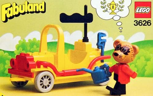 Roger Raccoon's Sports Car LEGO set (#3626-1)