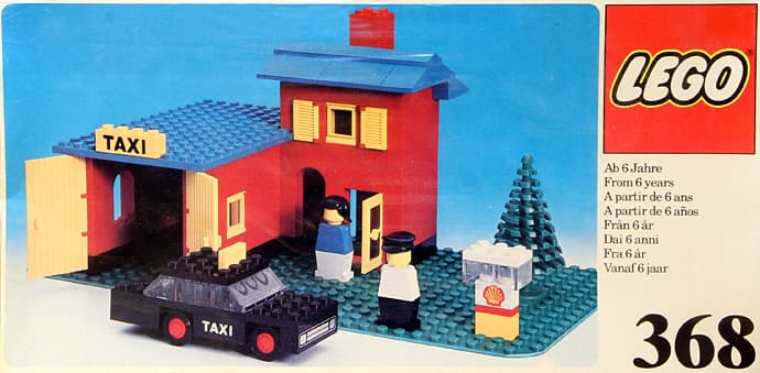 Taxi Garage LEGO set (#368-1)