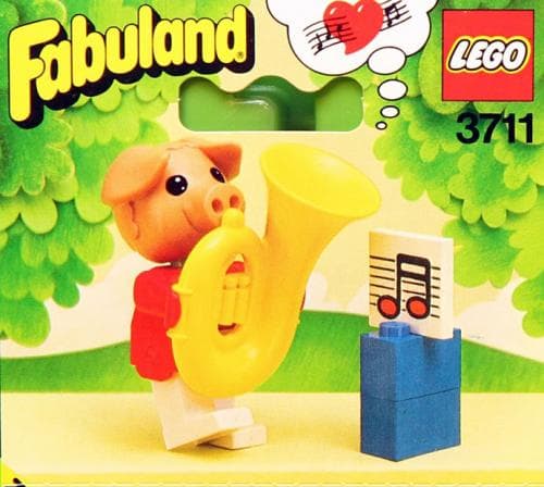 Pierre Pig and His Tuba LEGO set (#3711-1)