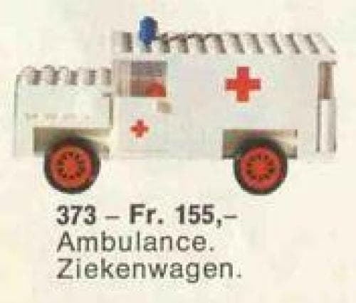 Ambulance LEGO set (#373-2)
