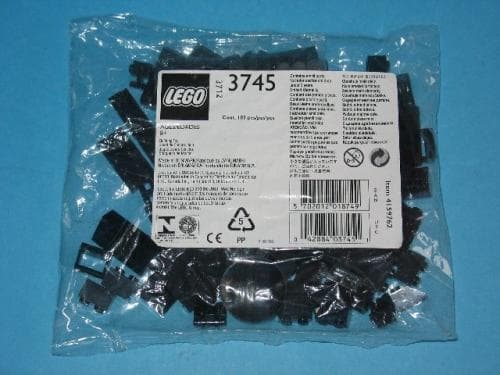 Locomotive Black Bricks LEGO set (#3745-1, 2001)