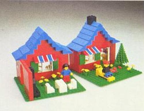 Town House with Garden LEGO set (#376-2)