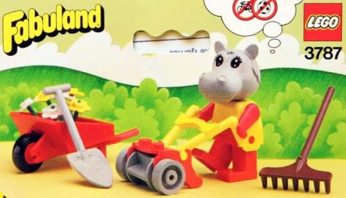 Hannah Hippopotamus, Gardener LEGO set (#3787-1)