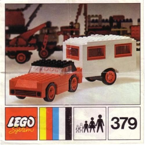 Car and Caravan LEGO set (#379-2)