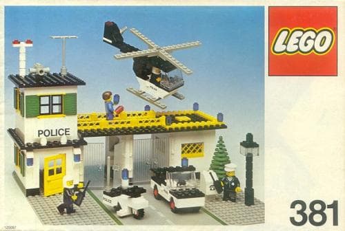 Police Headquarters LEGO set (#381-2)