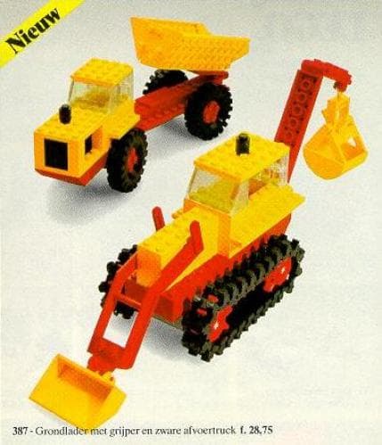 Excavator and Dumper LEGO set (#387-1)