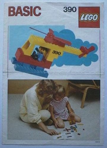 Helicopter LEGO set (#390-1)