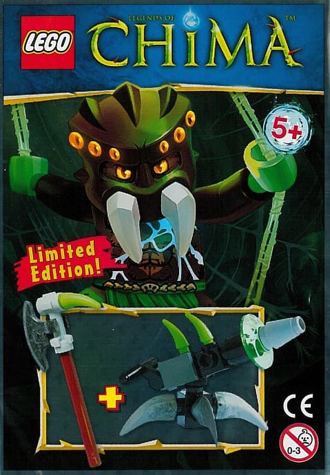 Tripod Cannon, Chi and Axe LEGO Legends of Chima set (#391403-1, 2014)