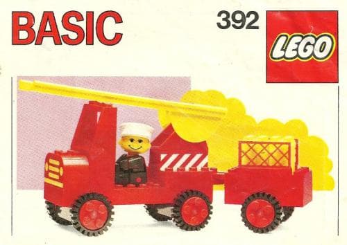 Fire Engine LEGO set (#392-2)