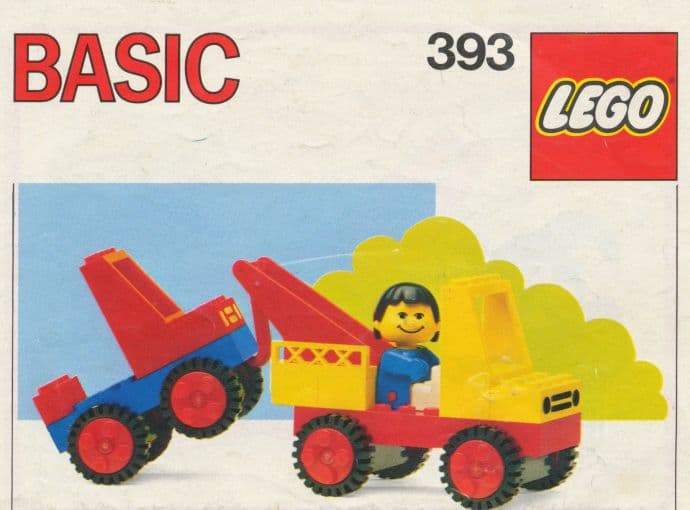 Tow Truck LEGO set (#393-2)