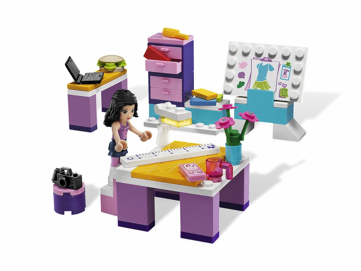 Emma's Fashion Design Studio LEGO set (#3936-1, 2012)