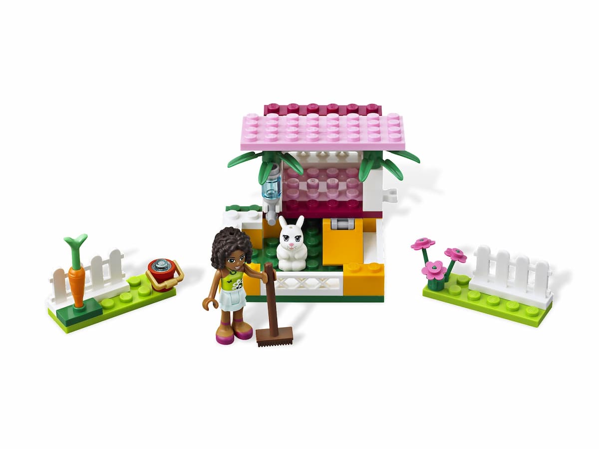 Andrea's Bunny House LEGO Friends set (#3938-1, 2012)