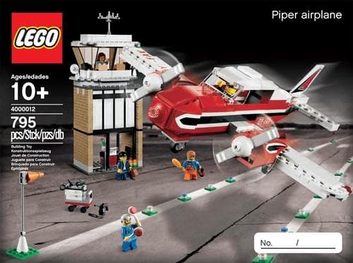 Piper Airplane LEGO set (#4000012-1)