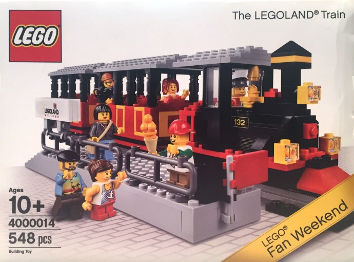 The LEGOLAND Train (LEGO Fan Weekend Skaerbaek Version) LEGO set (#4000014-2)