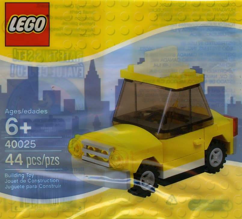 Yellow Cab LEGO set (#40025-1)