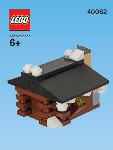 Log Cabin LEGO set (#40062-1)