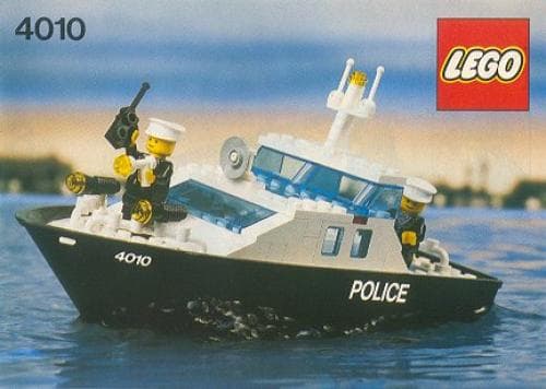 Police Rescue Boat LEGO set (#4010-1)