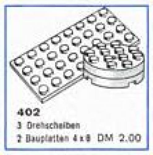 White Turntables LEGO set (#402-2)