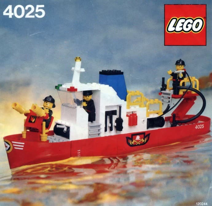 Fire Boat LEGO set (#4025-1)