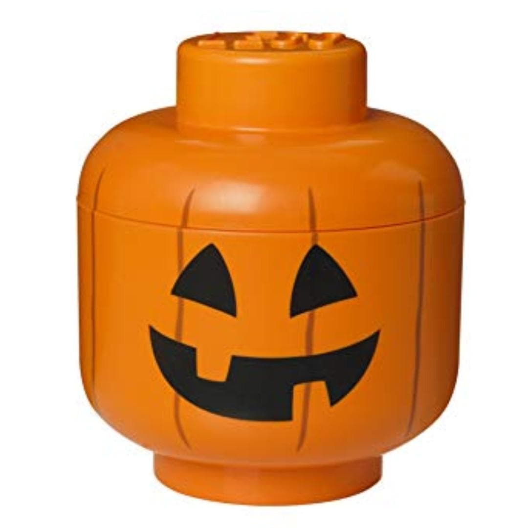 Storage Head S (Pumpkin) LEGO Storage set (#40310108-1, 2012)