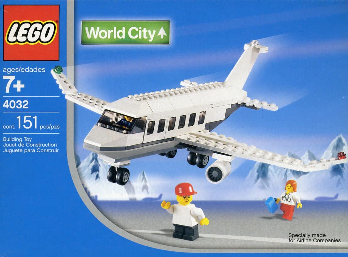 Passenger Plane - EL AL Version LEGO set (#4032-3)