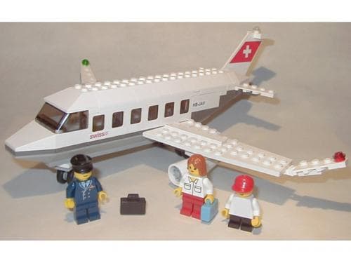 Passenger Plane - SWISS Version LEGO set (#4032-8)