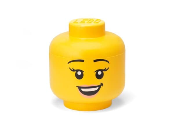 Storage Head L (Happy Girl) LEGO Storage set (#40320801-1, 2020)