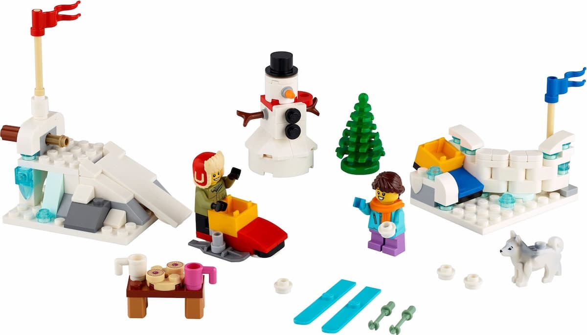 Winter Snowball Fight LEGO set (#40424-1)