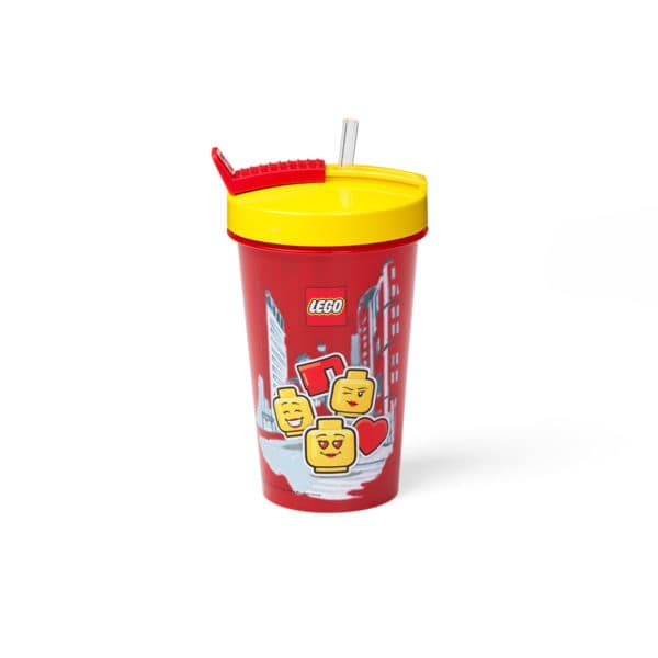 Girl Tumbler with Straw LEGO set (#40441725-1)