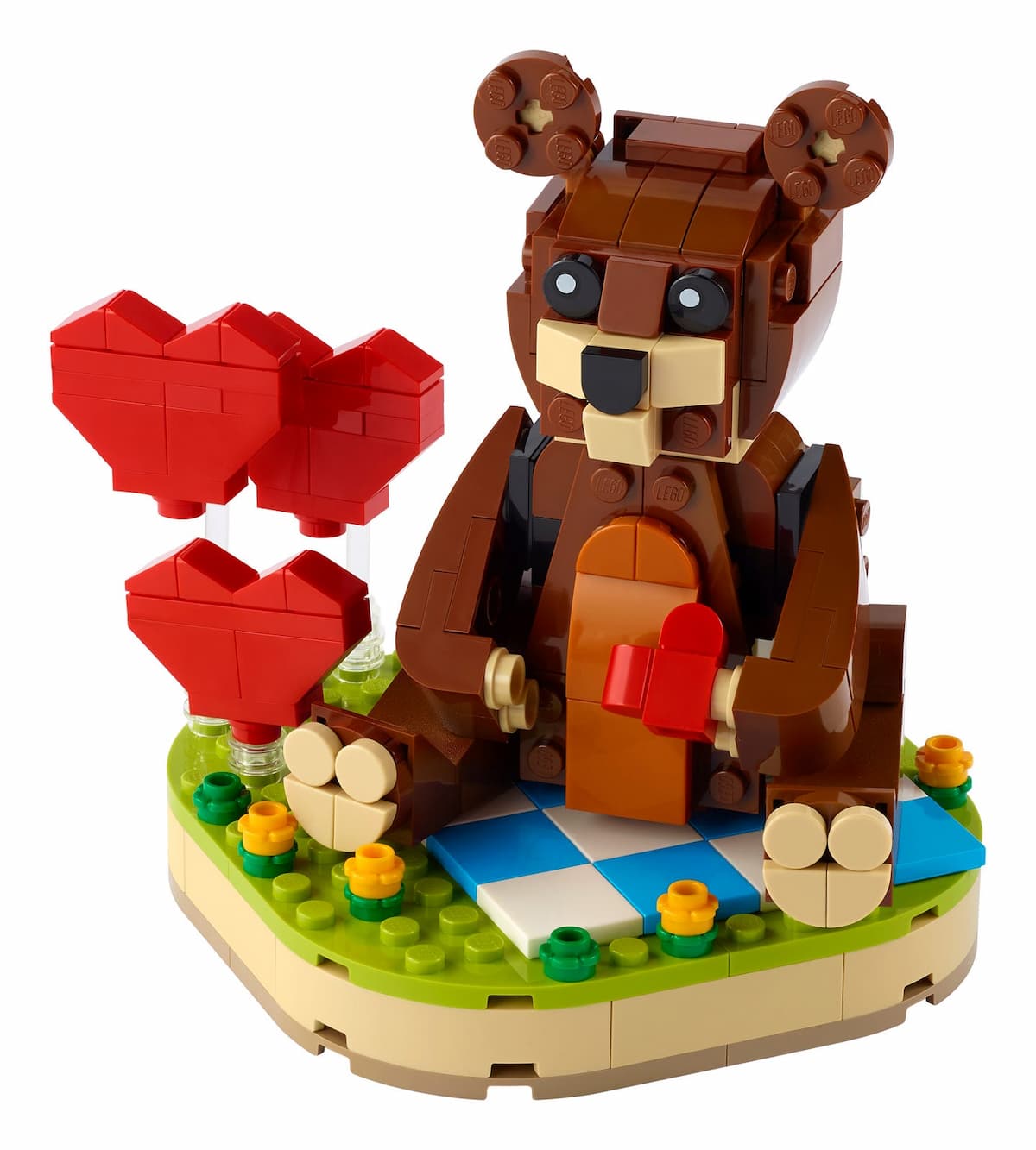 Valentine's Brown Bear LEGO set (#40462-1)