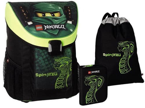 Ninjago Green Easy Set LEGO Bags, Totes, & Luggage set (#4047443175700-1, 2013)