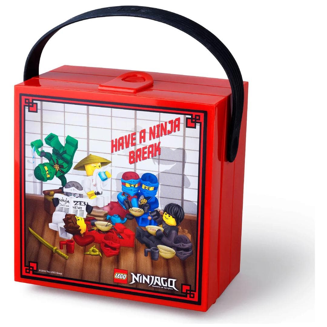 Ninjago Lunch Box with Handle - Red LEGO set (#40511733-1)