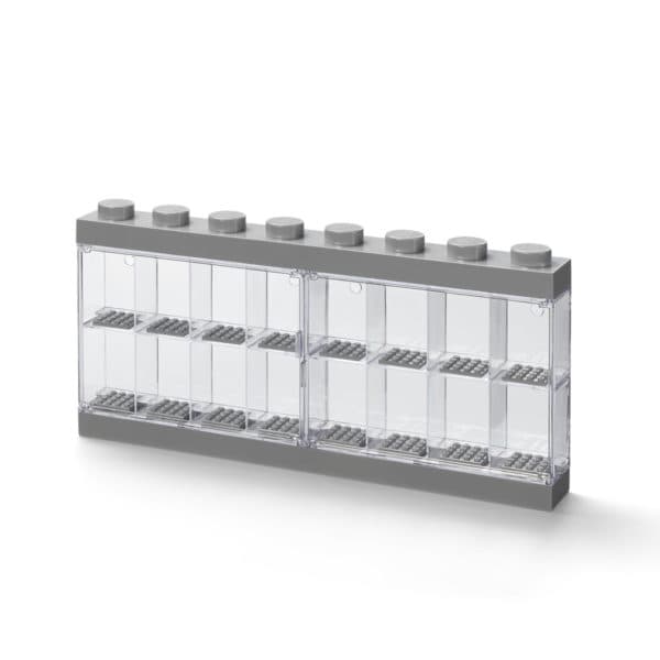 Minifigure Display Case 16 (Light Bluish Gray) LEGO set (#40660006-1)