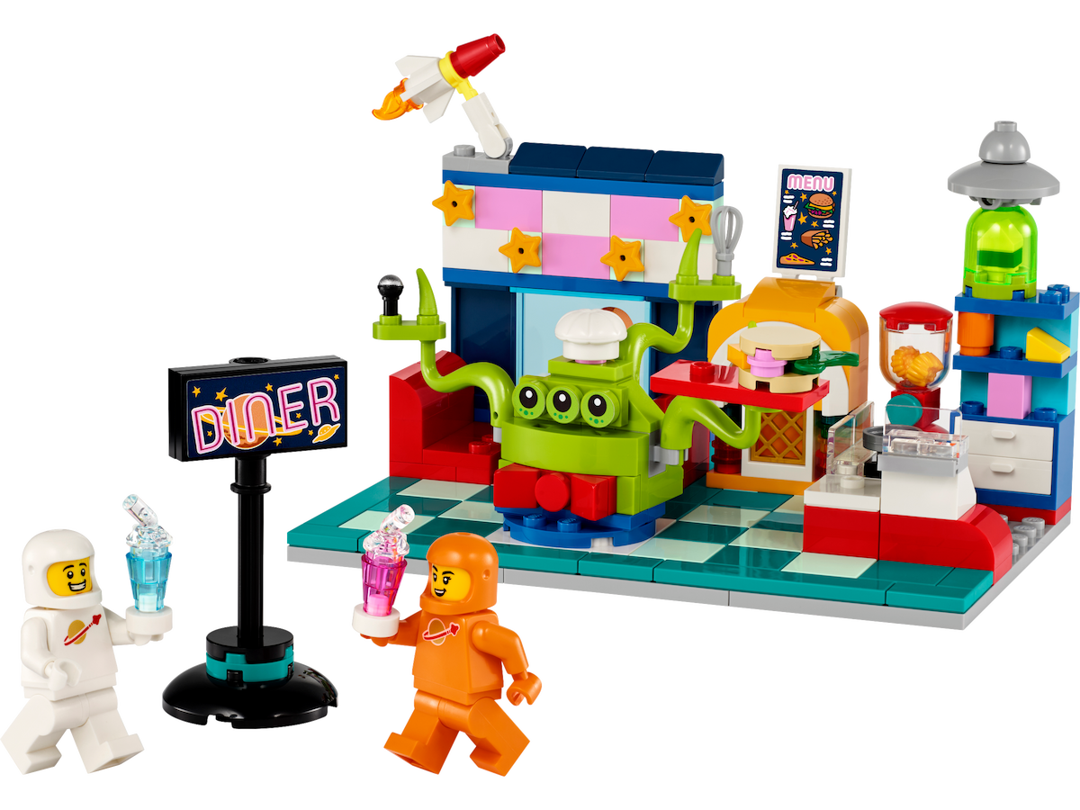 Alien Space Diner LEGO set (#40687-1)