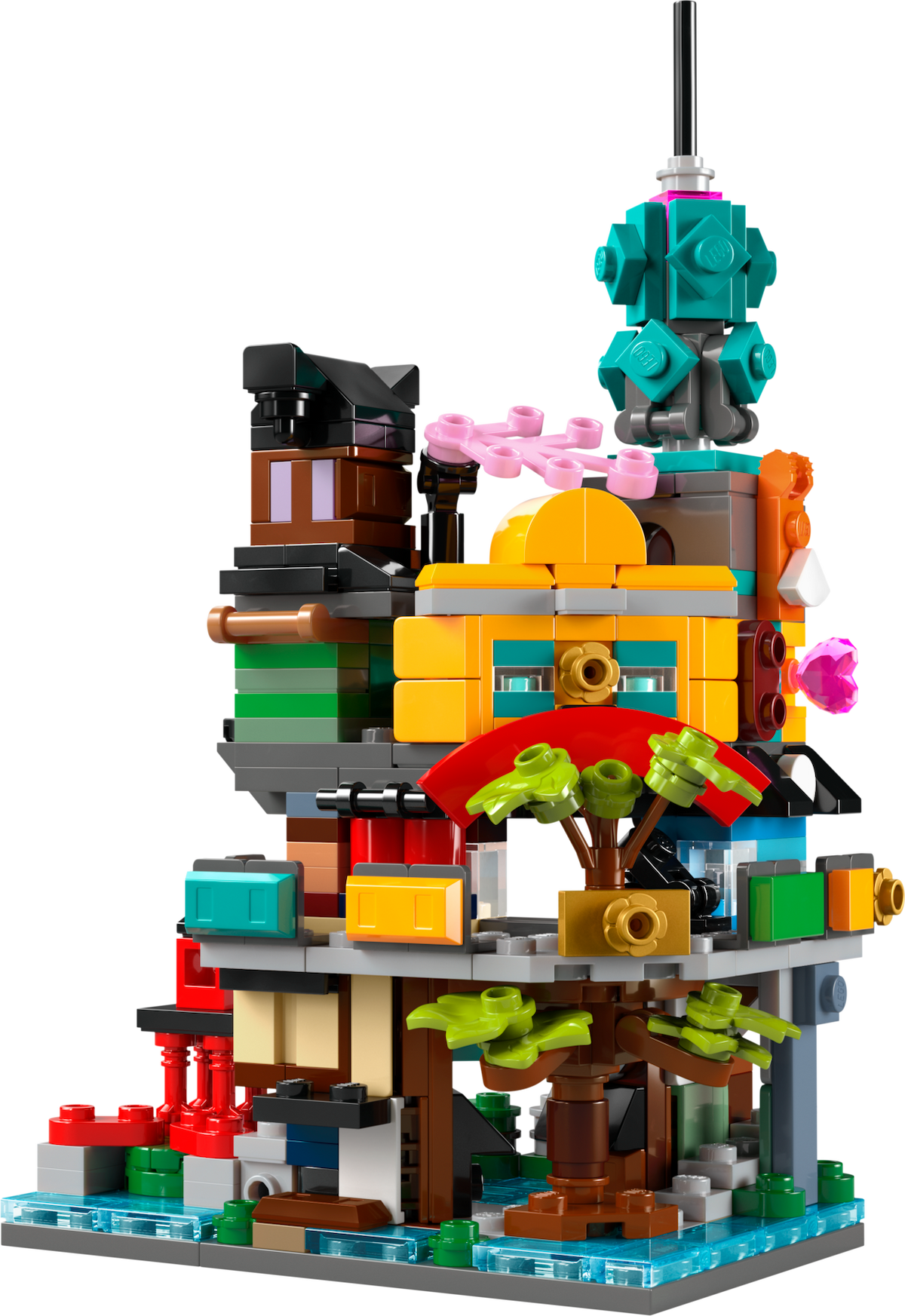 Micro NINJAGO City Gardens LEGO set (#40705-1)