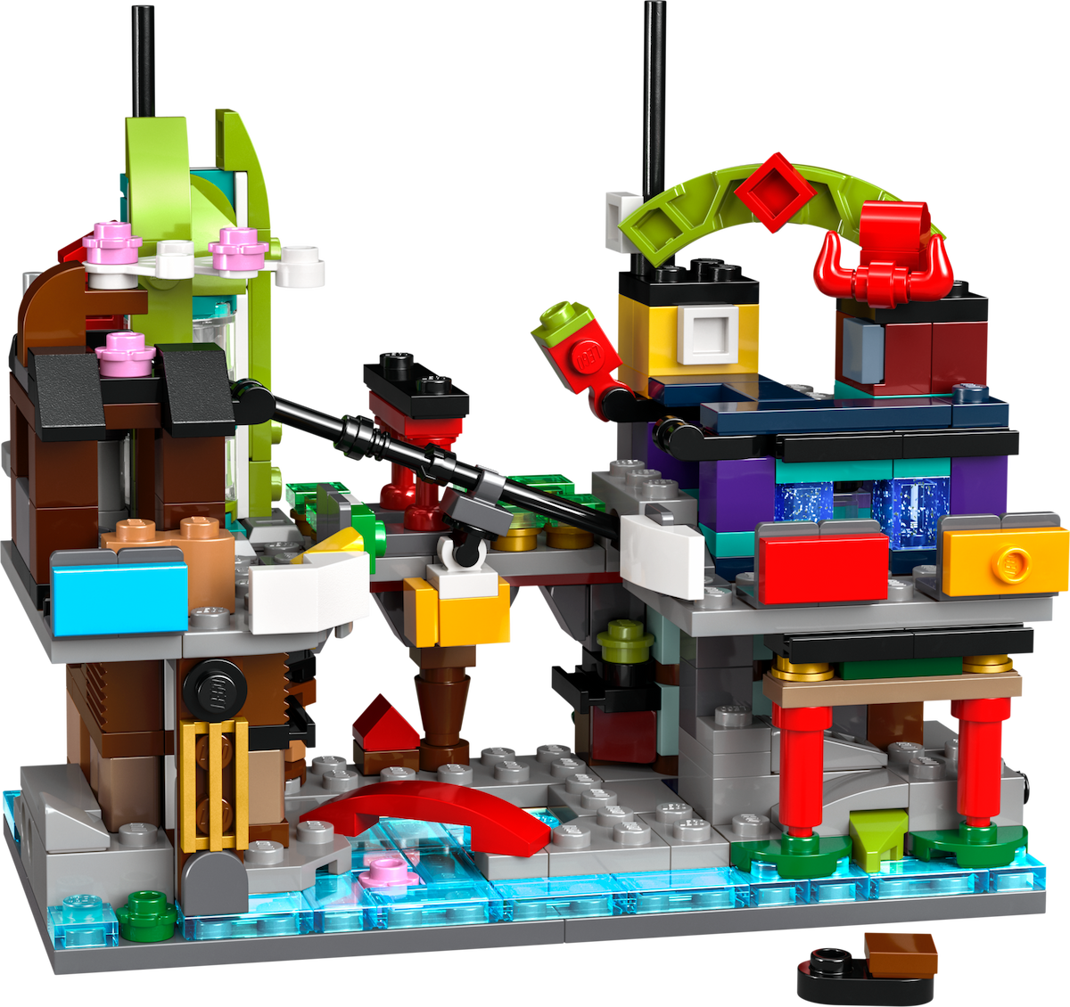 Micro NINJAGO City Markets LEGO set (#40706-1)